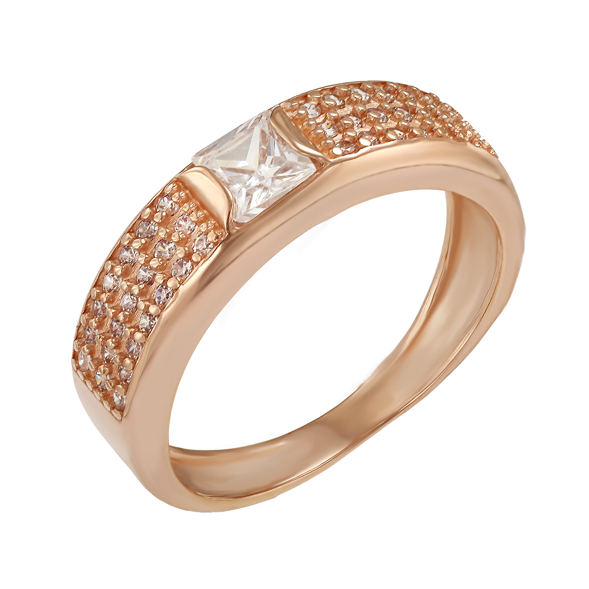 

Золотое кольцо с фианитами Tango Jewellery Company 380184 размер 19
