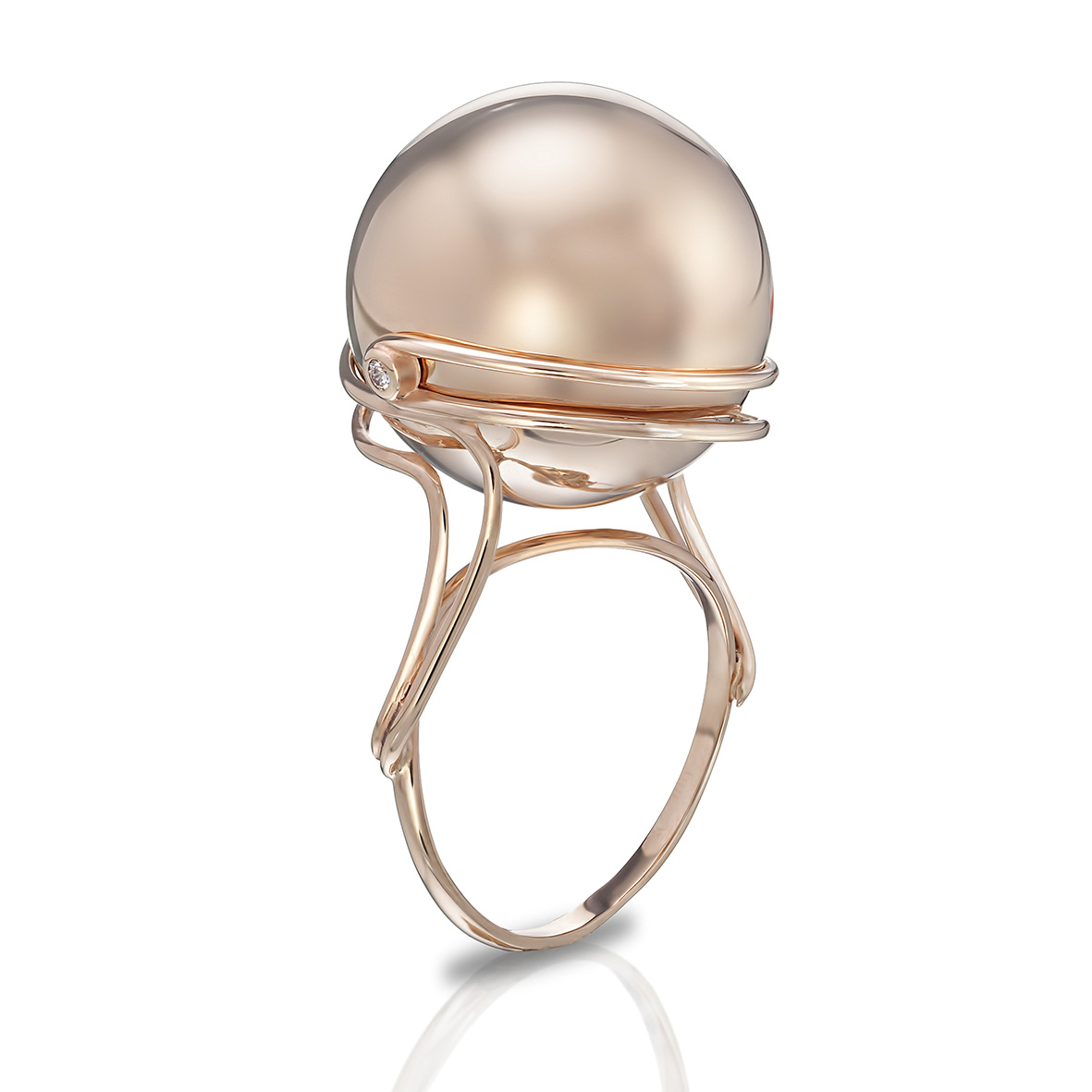 

Золотое кольцо с фианитами Tango Jewellery Company 380127 размер 19