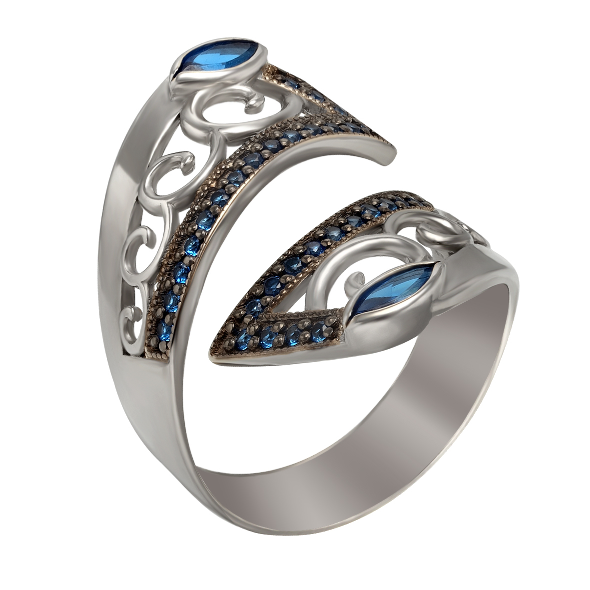 

Серебряное кольцо с фианитами Tango Jewellery Company 380061С размер 18
