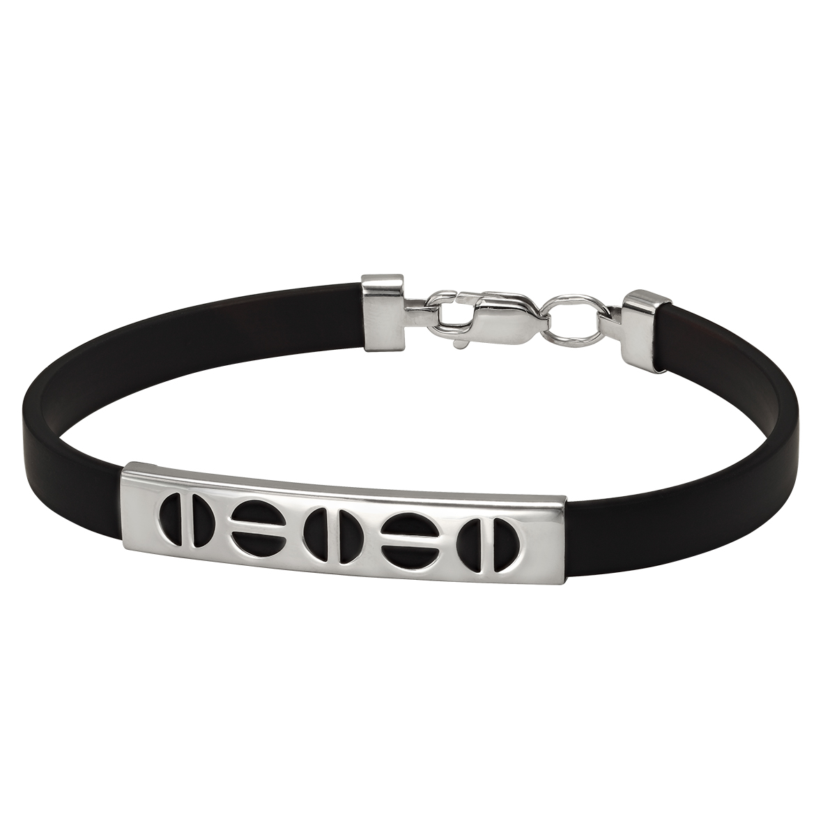 

Браслет из серебра с каучуком Tango Jewellery Company 910070С размер 170