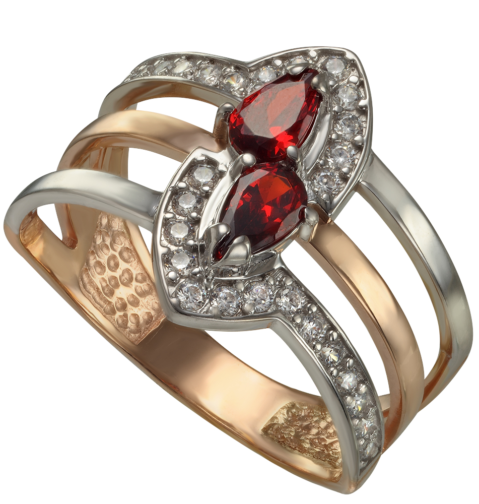 

Золотое кольцо с фианитами Tango Jewellery Company 350020 размер 18.5