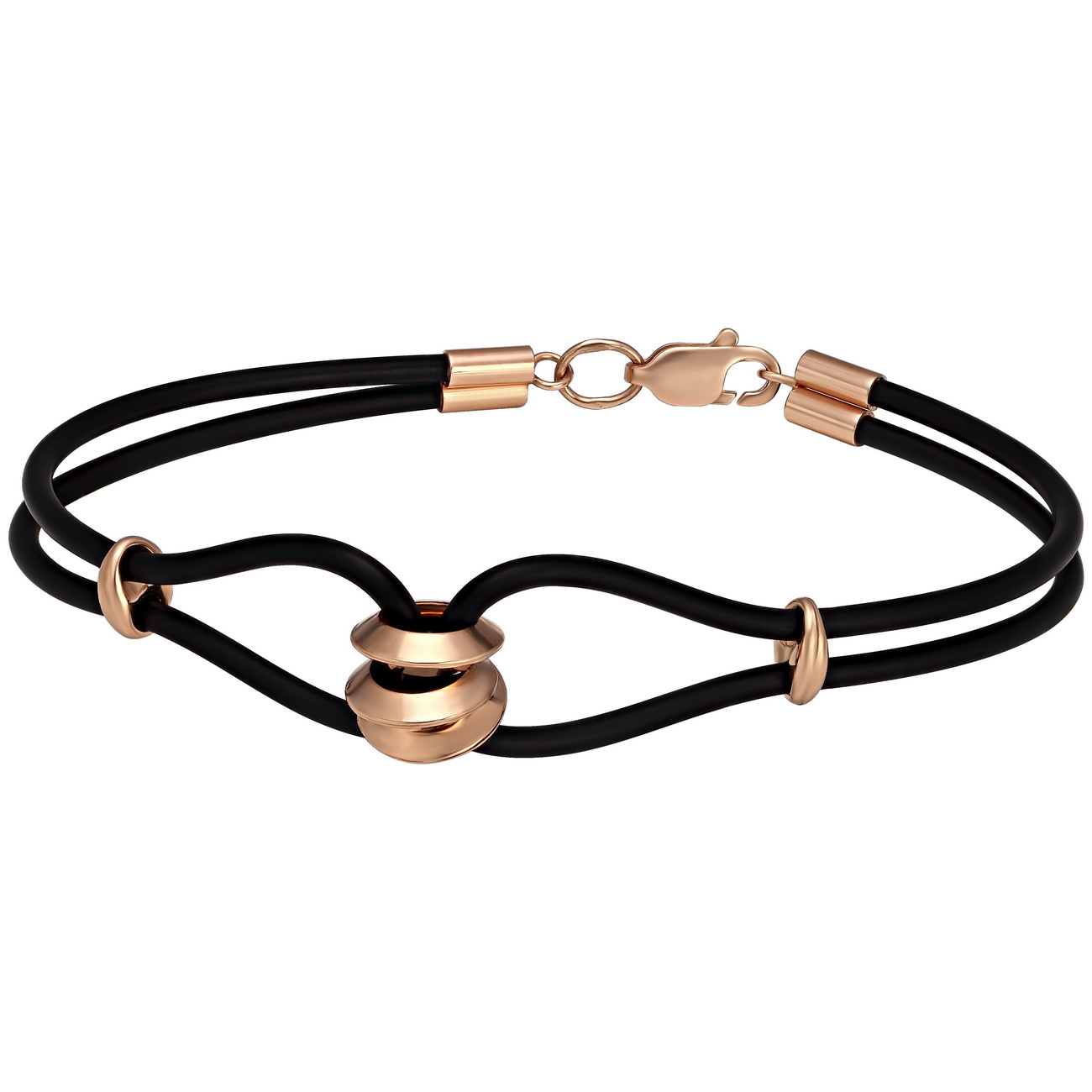 

Браслет из золота с каучуком Tango Jewellery Company 910076 размер 170