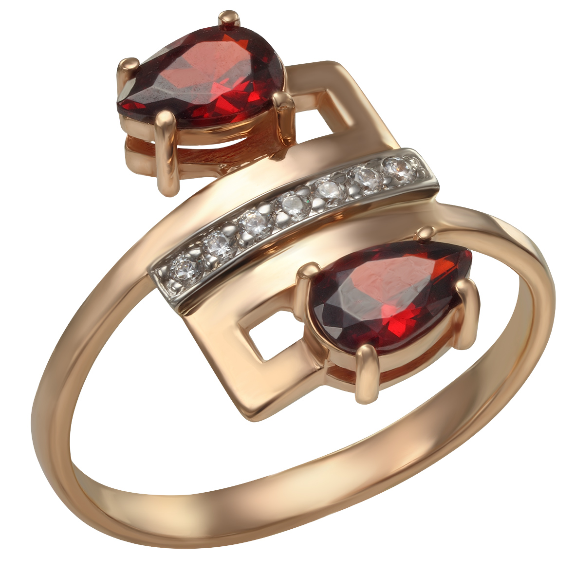 

Золотое кольцо с фианитами Tango Jewellery Company 350022 размер 17.5