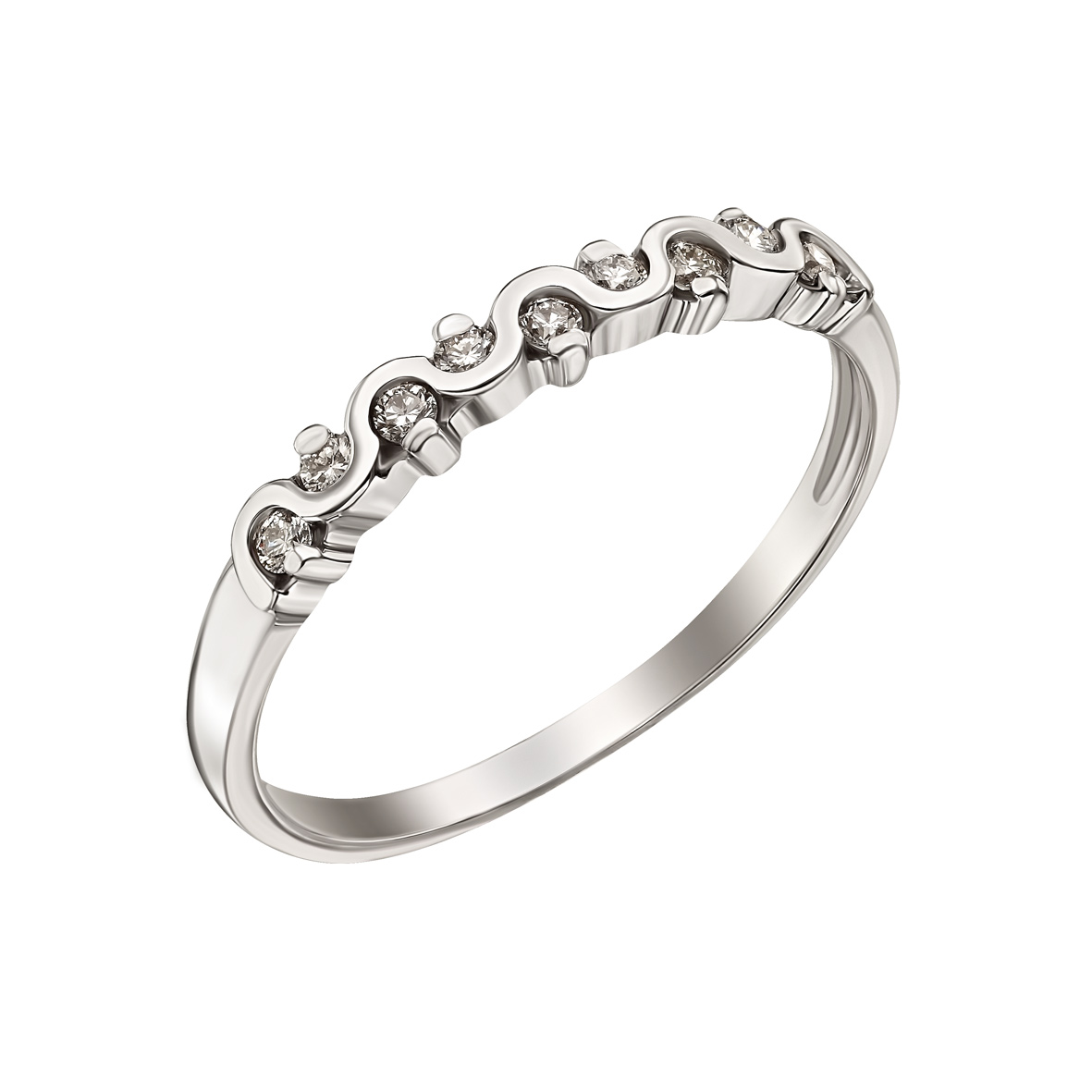 

Кольцо в белом золоте с бриллиантами Tango Jewellery Company 740057В размер 17