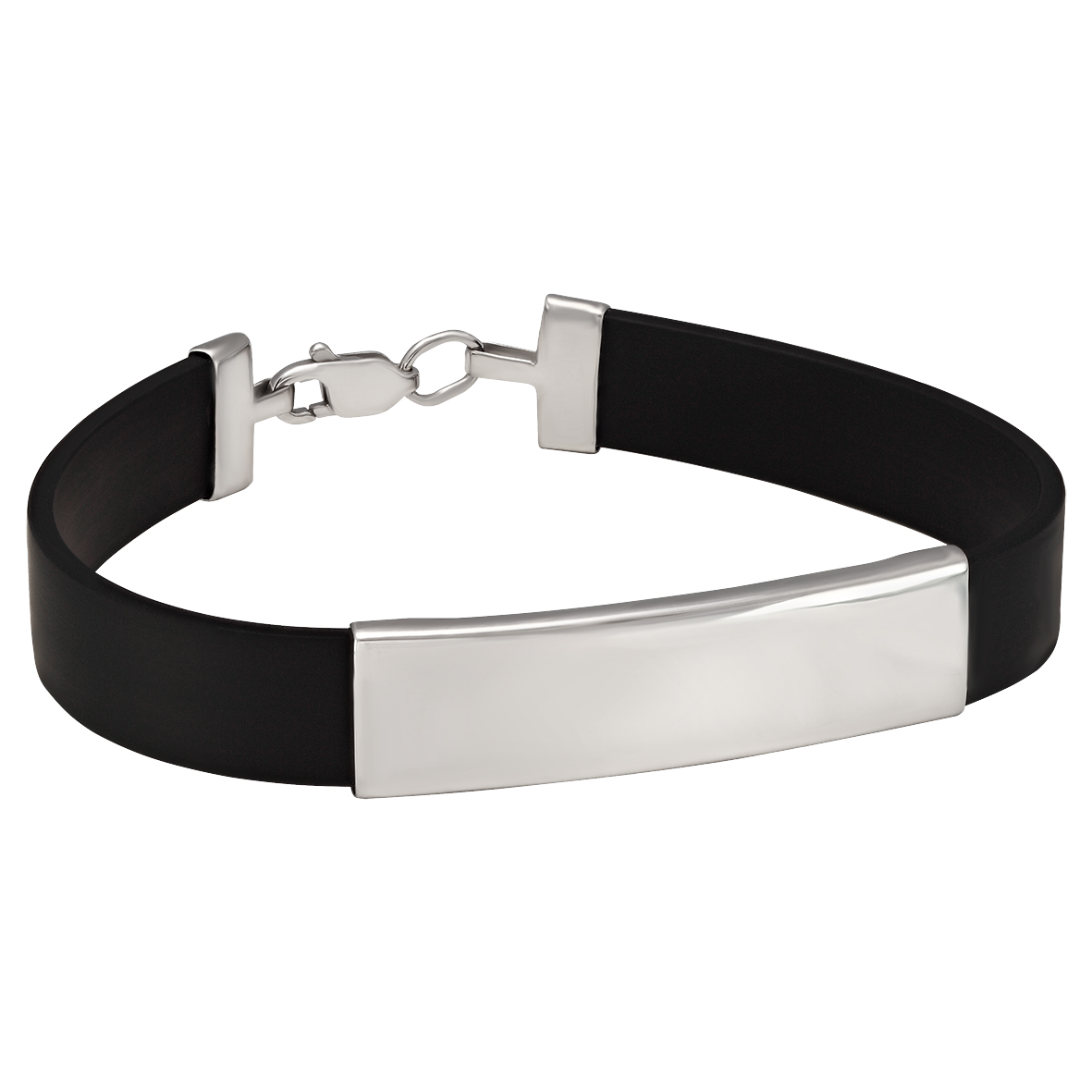 

Браслет из серебра с каучуком Tango Jewellery Company 910057С размер 190