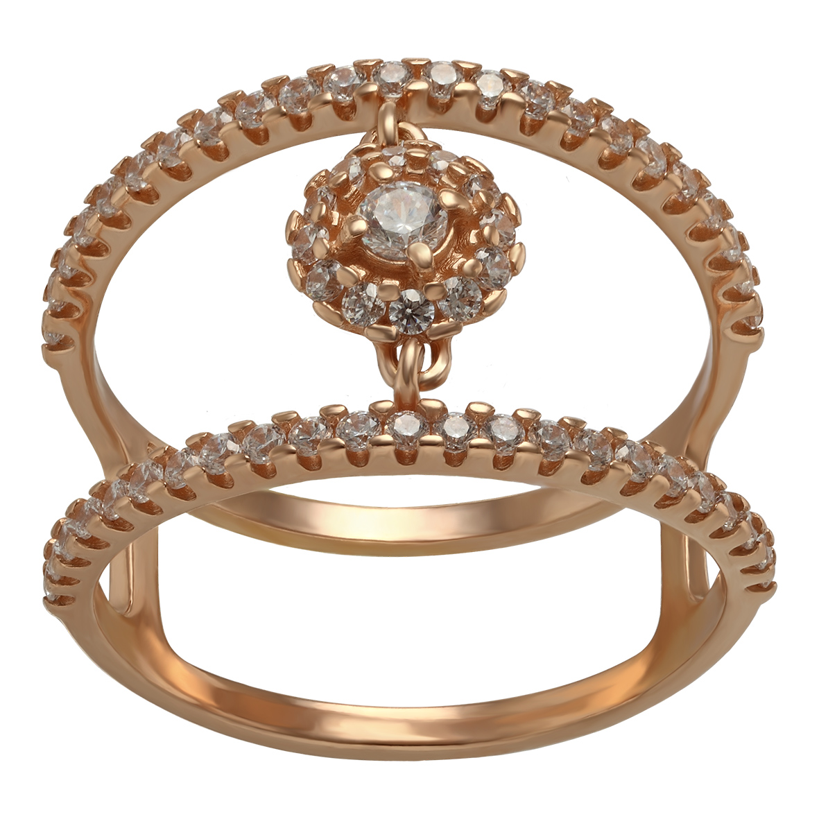 

Золотое кольцо с фианитами Tango Jewellery Company 380345 размер 17.5