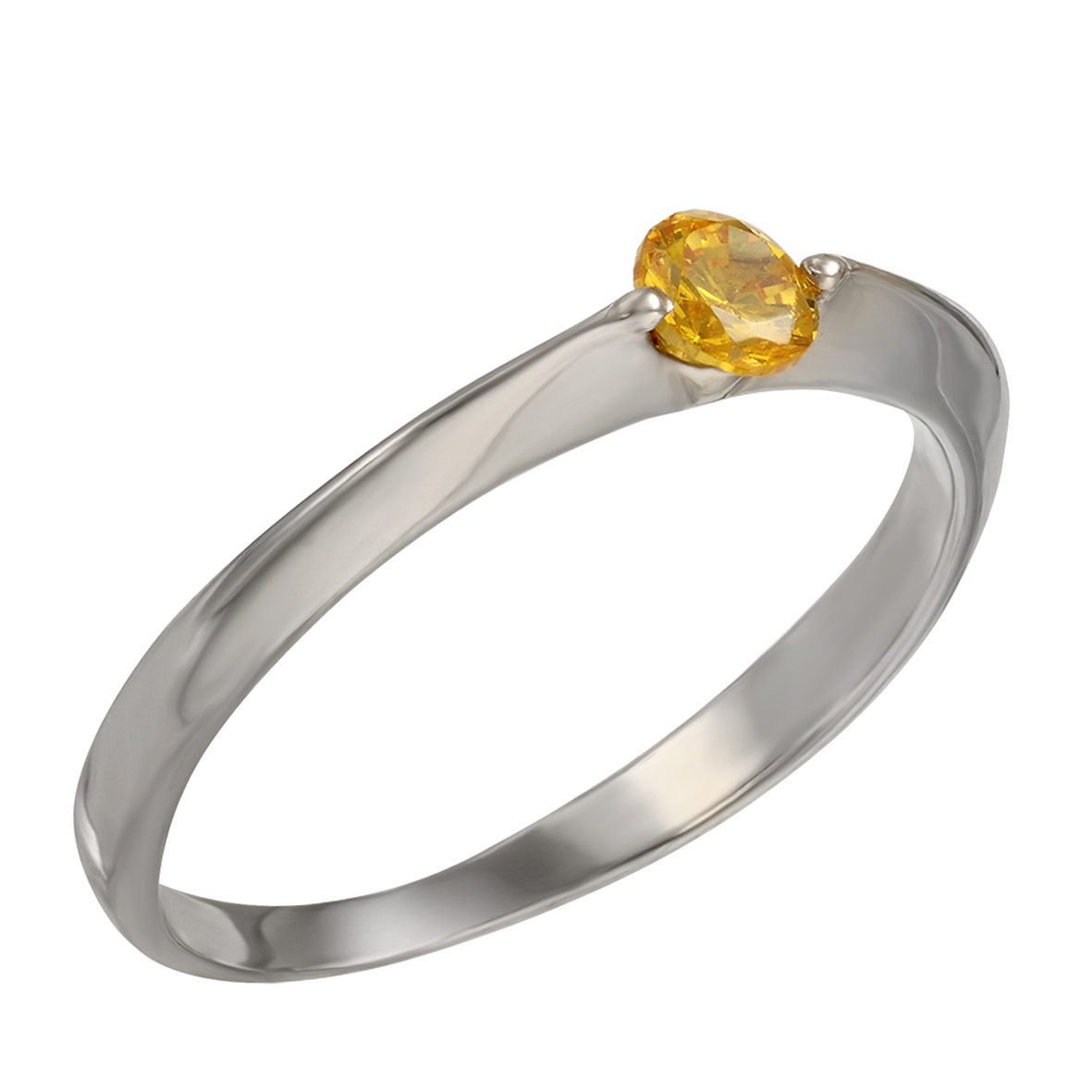 

Серебряное кольцо с фианитом Tango Jewellery Company 320159С размер 16.5