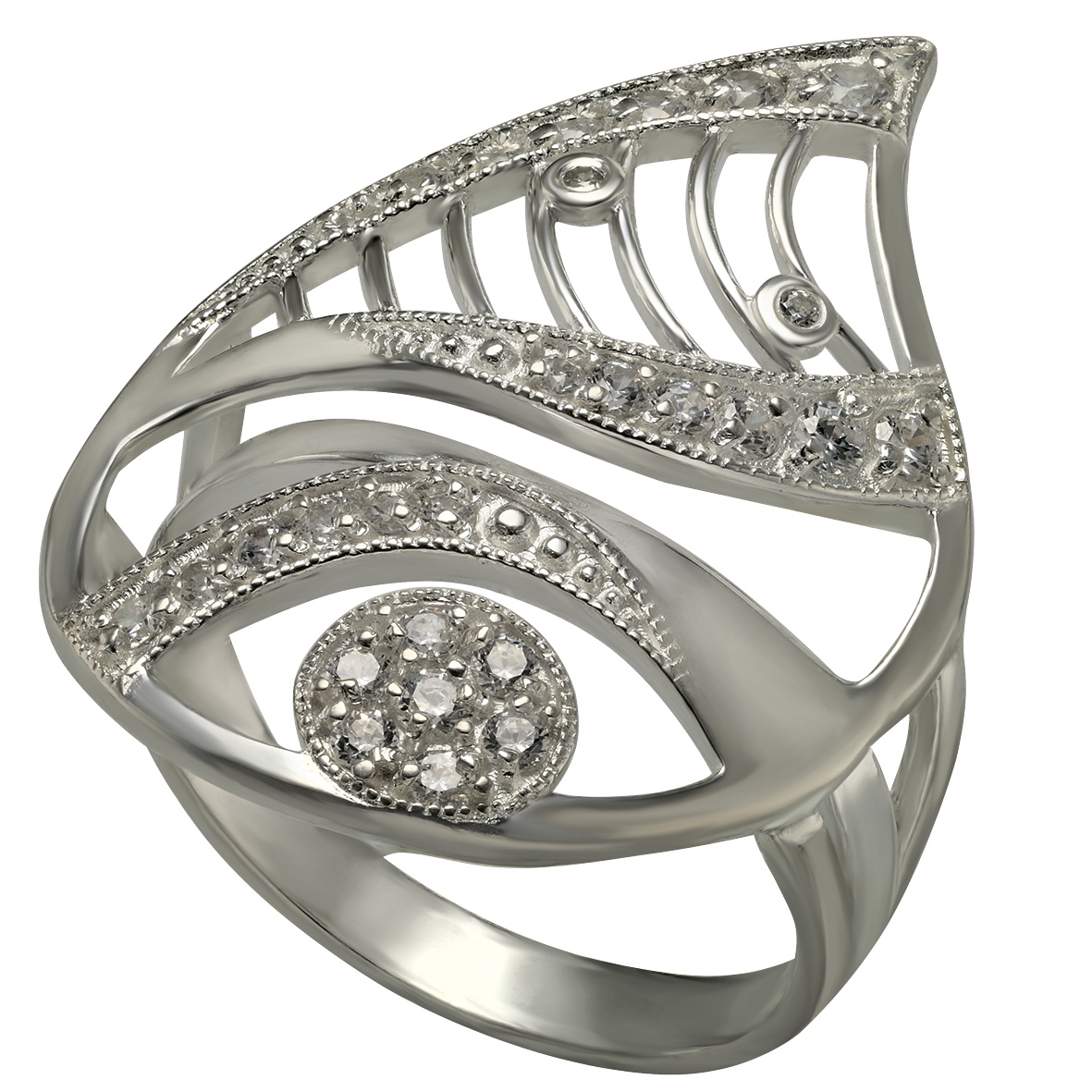 

Серебряное кольцо с фианитами Tango Jewellery Company 320817С размер 17.5