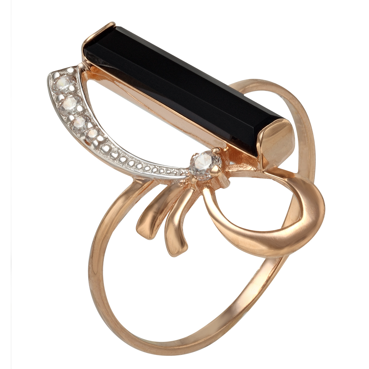 

Золотое кольцо с агатом и фианитами Tango Jewellery Company 369540 размер 17