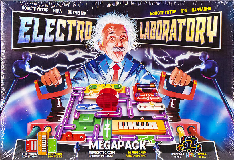 

Електронний конструктор Electro Laboratory. Megapack ELab-01-04
