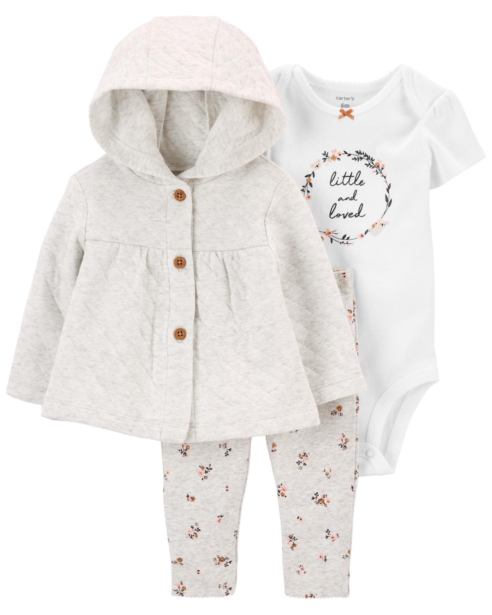 

Комплект для девочки Carters (754010) 72-76см , 12мес