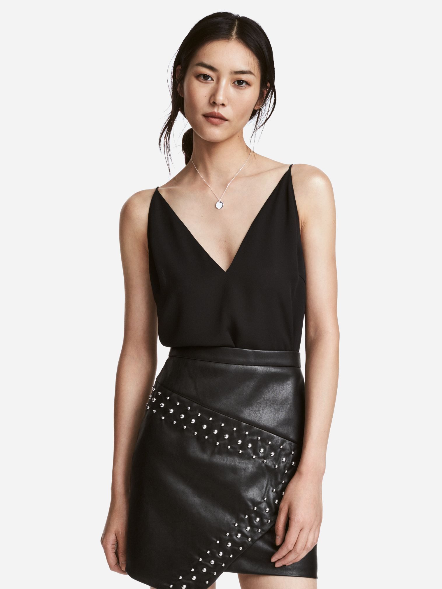 

Топ H&M 0566621-6  Черный, Топ H&M 0566621-6 38 Черный