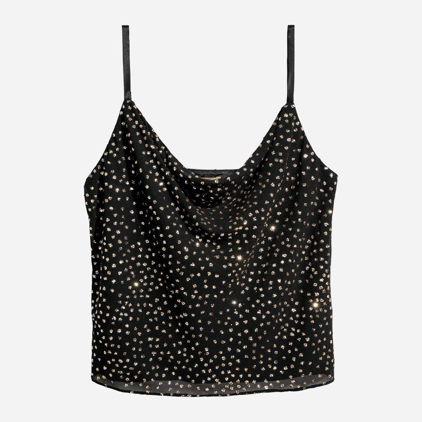 

Топ H&M 0604501-7  Черный, Топ H&M 0604501-7 36 Черный