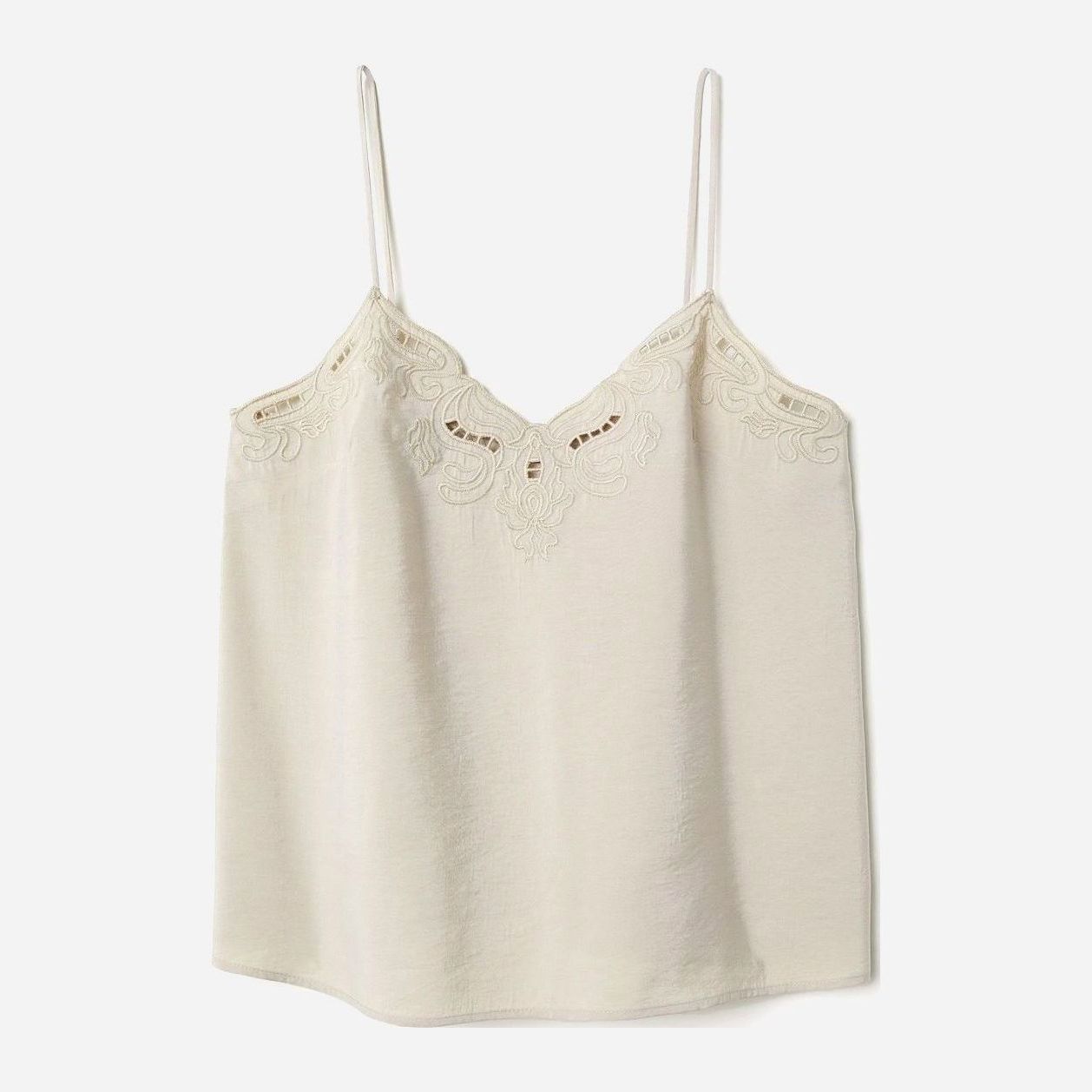 

Топ H&M 0678407-8  Бежевый, Топ H&M 0678407-8 36 Бежевый