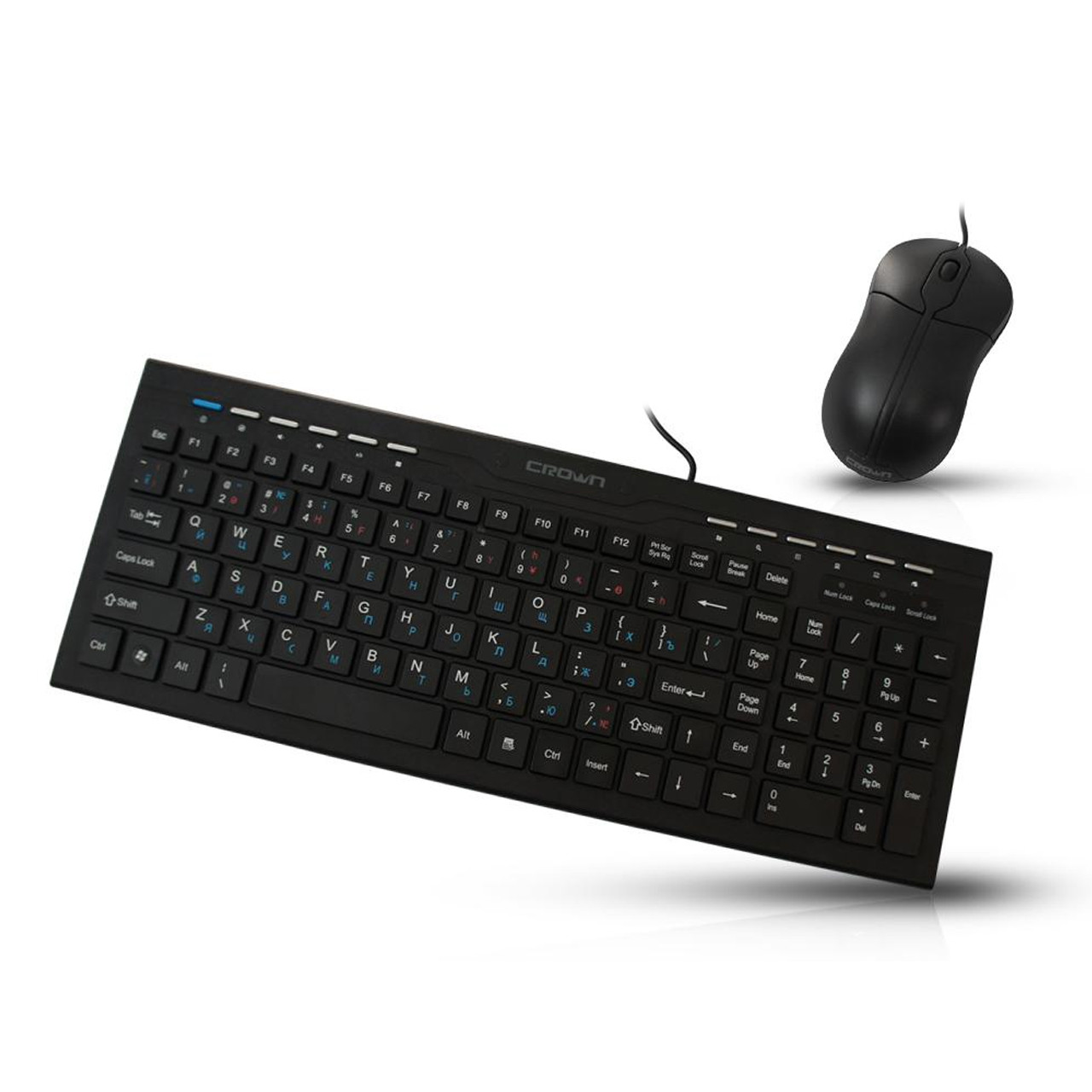 

Комплект клавиатура и мышь CROWN CMMK-855 Black