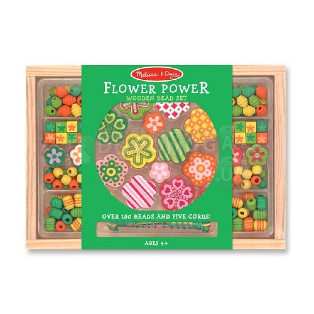 

Набор для творчества Melissa&Doug бусинки Цветочный сад (MD4178)