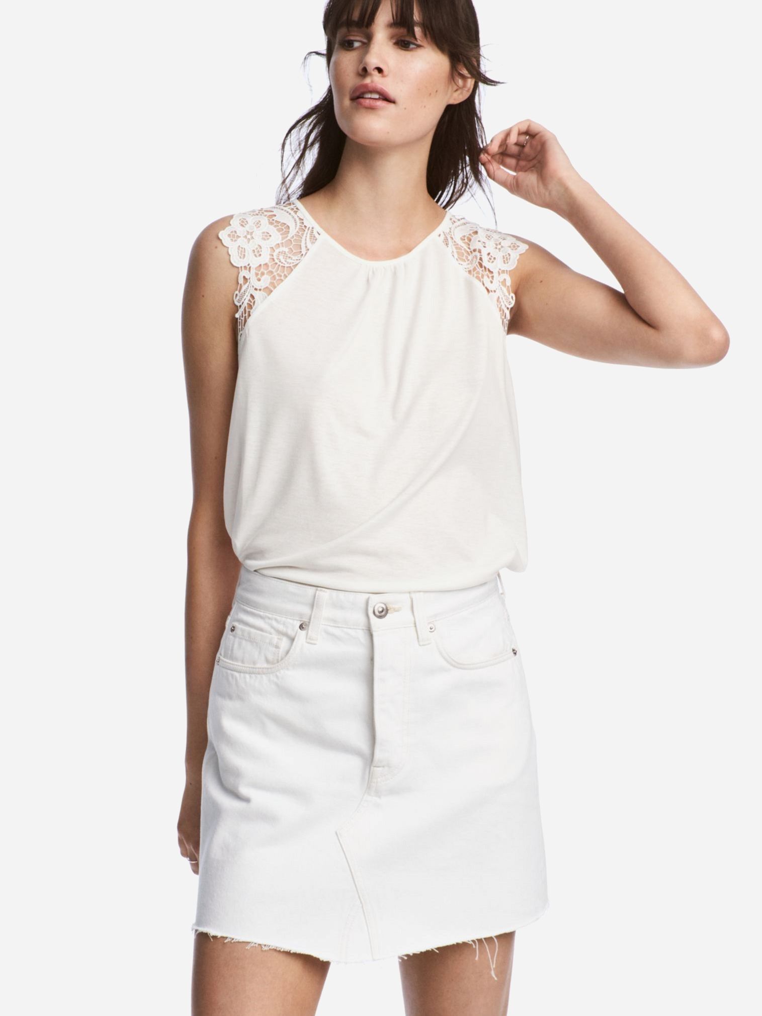 

Топ H&M 5099586RP1  Молочный, Топ H&M 5099586RP1 XL Молочный