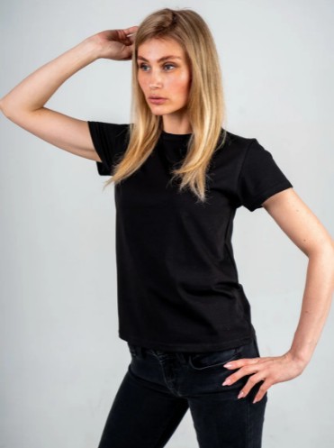 

Футболка классическая Caroline  черный, Футболка классическая Caroline 3XL черный