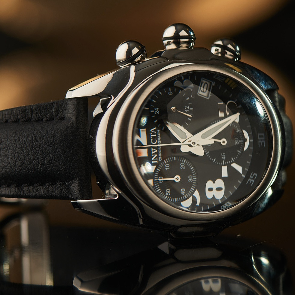 

Мужские классические часы хронограф Инвикта Invicta Lupah 31400