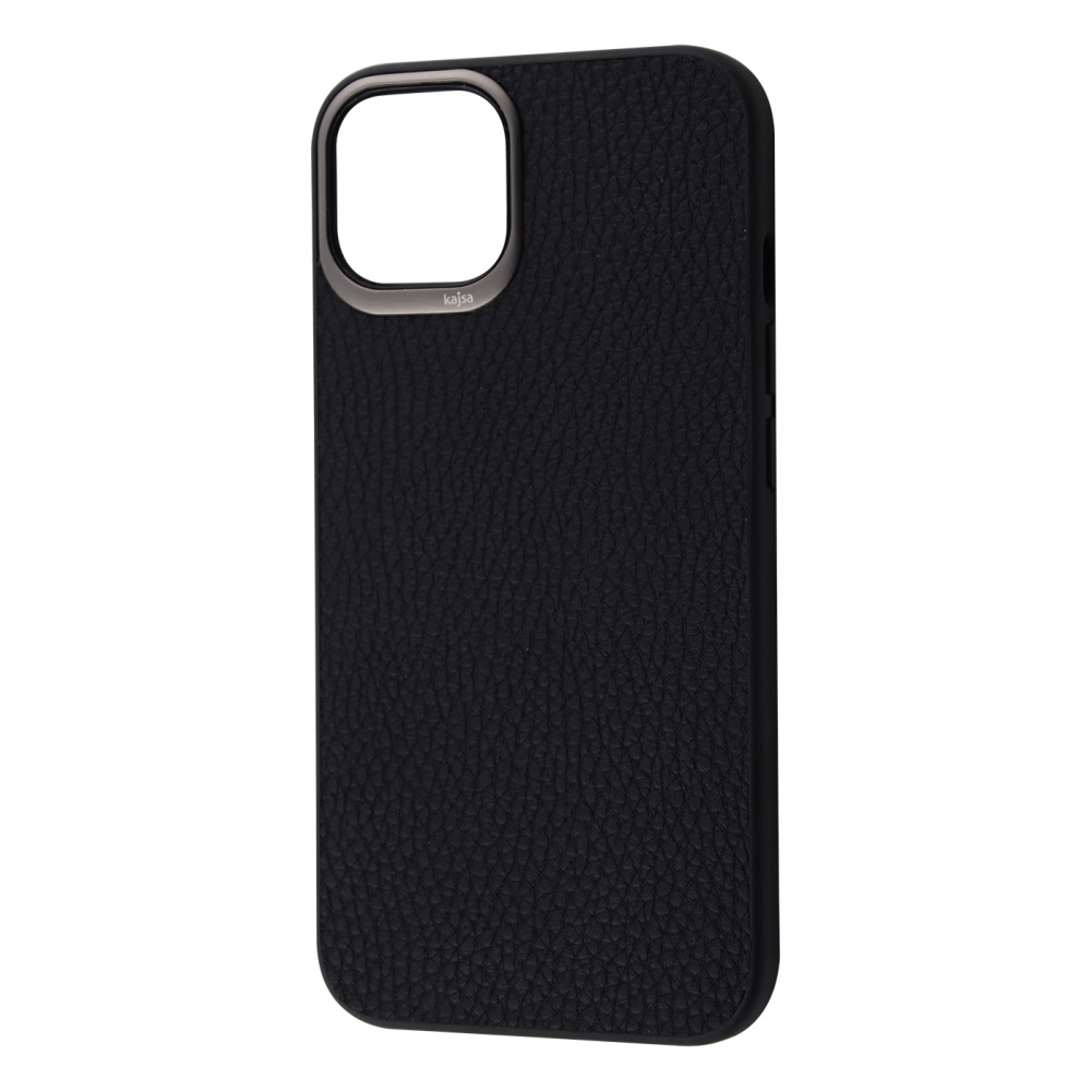 

Чехол Kajsa Grainy Leather iPhone 12 Pro Max black Черный
