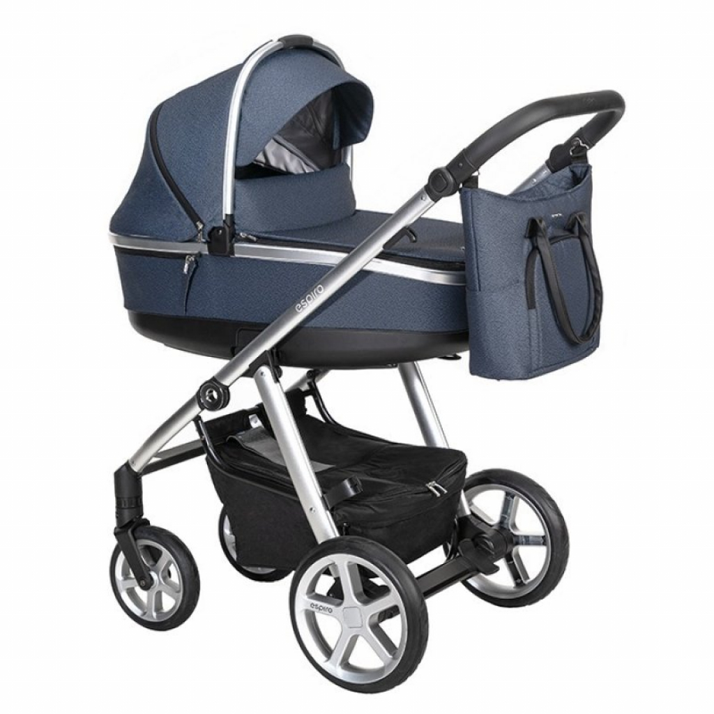 

Коляска Espiro 2 в 1 Next Multicolor 503 Navy City (5906724204661)