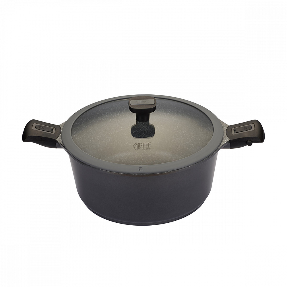 

Кастрюля GIPFEL Batista 28 см 6.5 л черная (2680)