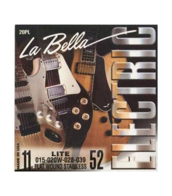

Струны для электрогитары La Bella 20PL 11-52 (Flat Wound) 197893