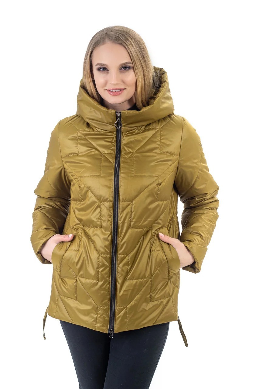 

Женская демисезонная куртка большого размера UF-fashion LR 121  песок, Женская демисезонная куртка большого размера UF-fashion LR 121 48 песок