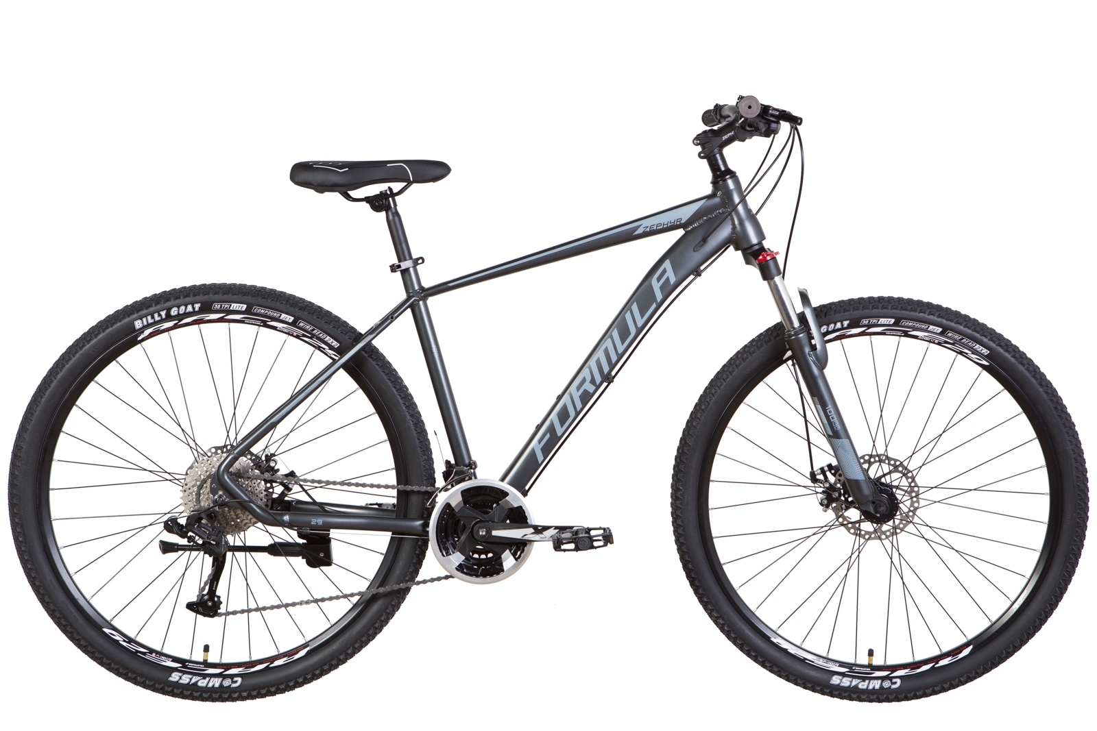

Велосипед 29" Formula ZEPHYR 2.0 DD 19" мокрый асфальт (м) 2022