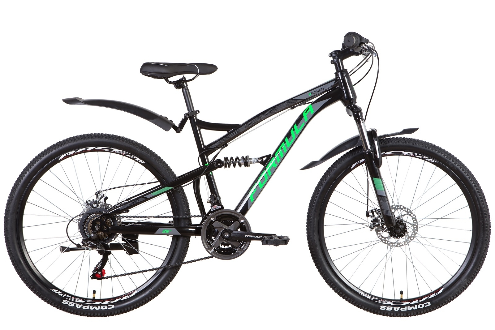 

Велосипед 26" Formula X-ROVER AM2 DD 19" черно-зеленый 2022