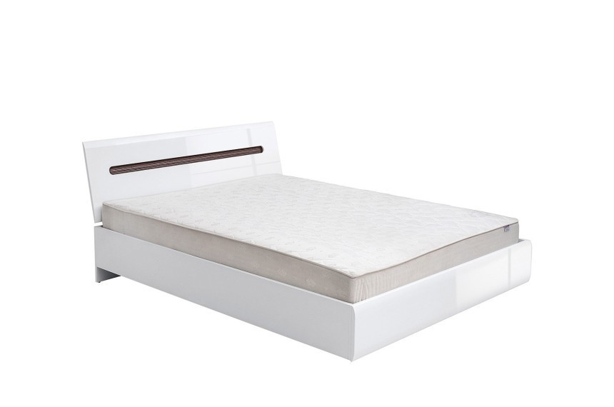 

Кровать BRW Ацтека (LOZ/180 (каркас) ) 180см белый глянец + венге