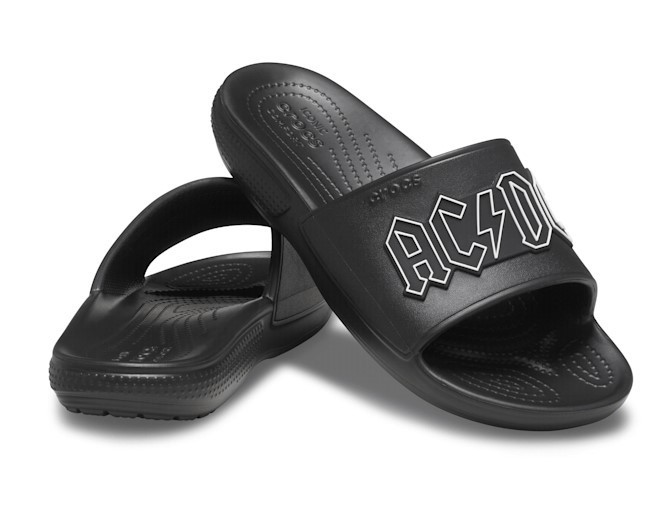 

Слайды Crocs Classic AC/DC, M11, черные, 46-47