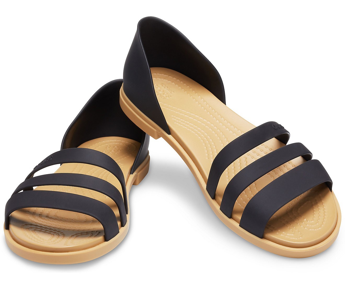 

Босоножки Crocs Tulum, W9, черные, 39-40