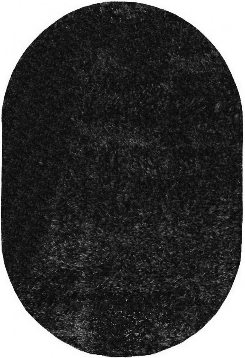 

Ковер с высоким ворсом Puffy 4b S001a black овал 1.60x2.30