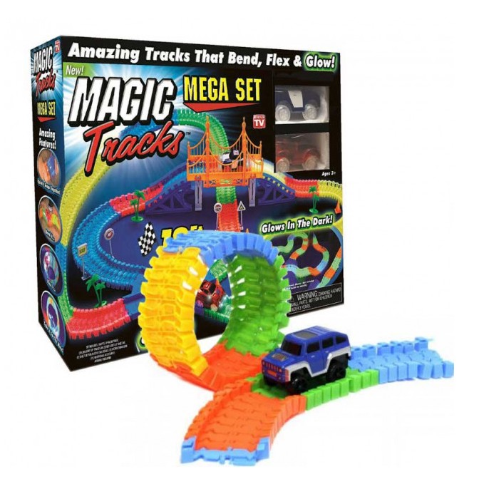 

Magic Tracks Мэджик Трек - 360 деталей с мостом
