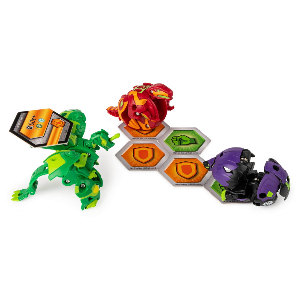 

Bakugan Armored Alliance: Набор из трех бакуганов "Драгоноид Вентус"