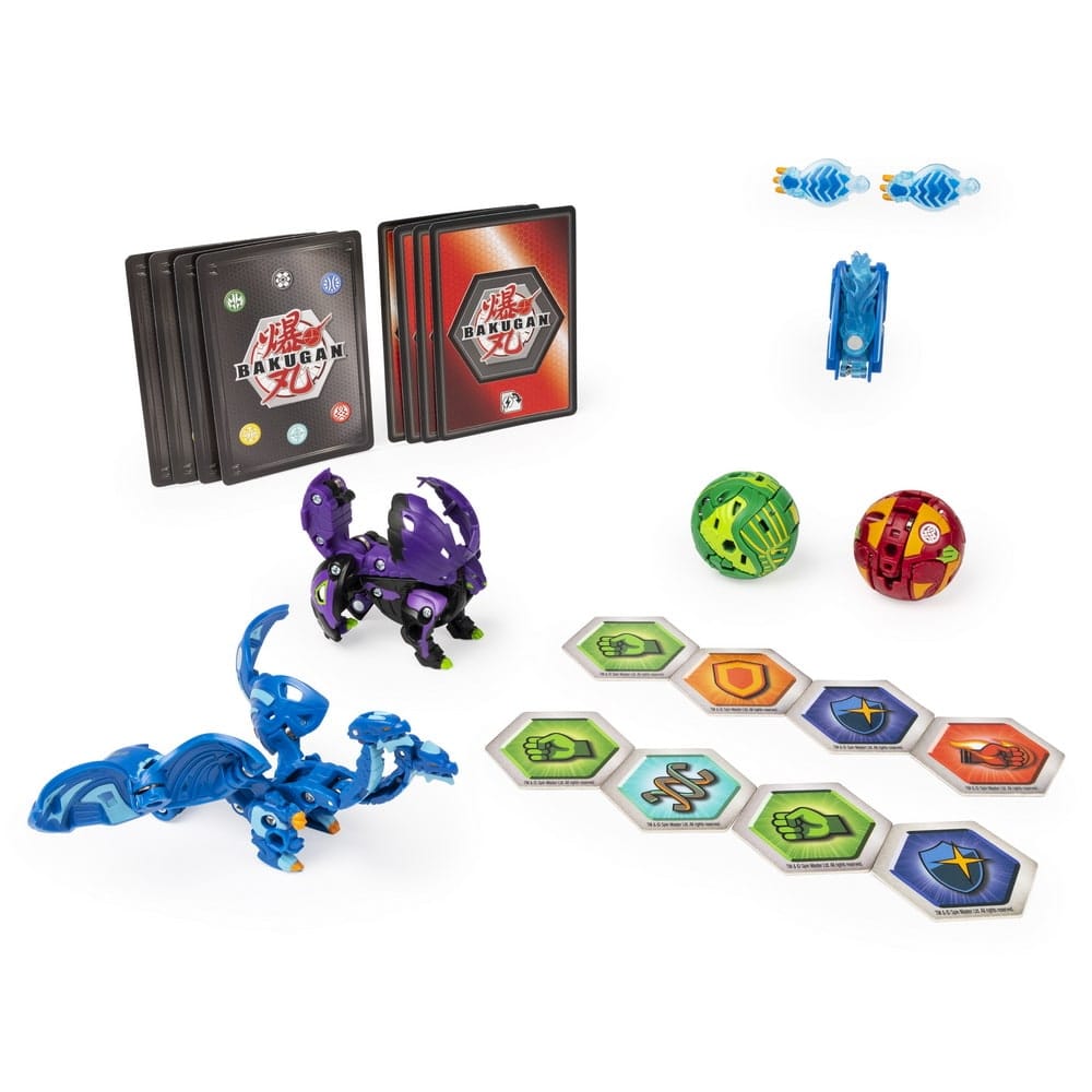 

Bakugan Armored Alliance: Боевой набор из четырех бакуганов с оружием (Ниллиус и Гидориус)