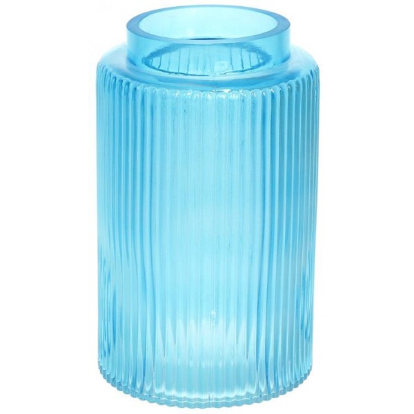 

Ваза декоративная Ancient Glass "Прозрачная Лазурь" 20х12см, ярко-голубое стекло