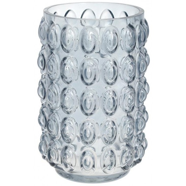 

Ваза декоративная Ancient Glass "Bubbles" 22х15см, стекло, голубой