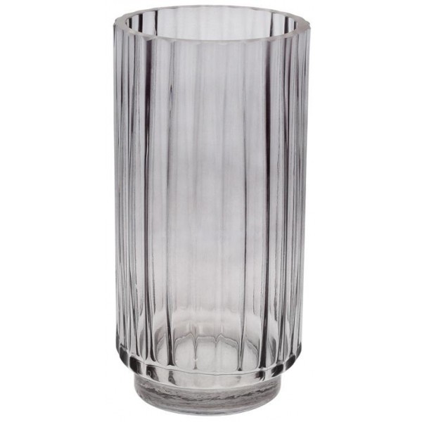 

Ваза декоративная Ancient Glass "Манхеттен" 24.5х12.5см, серое стекло
