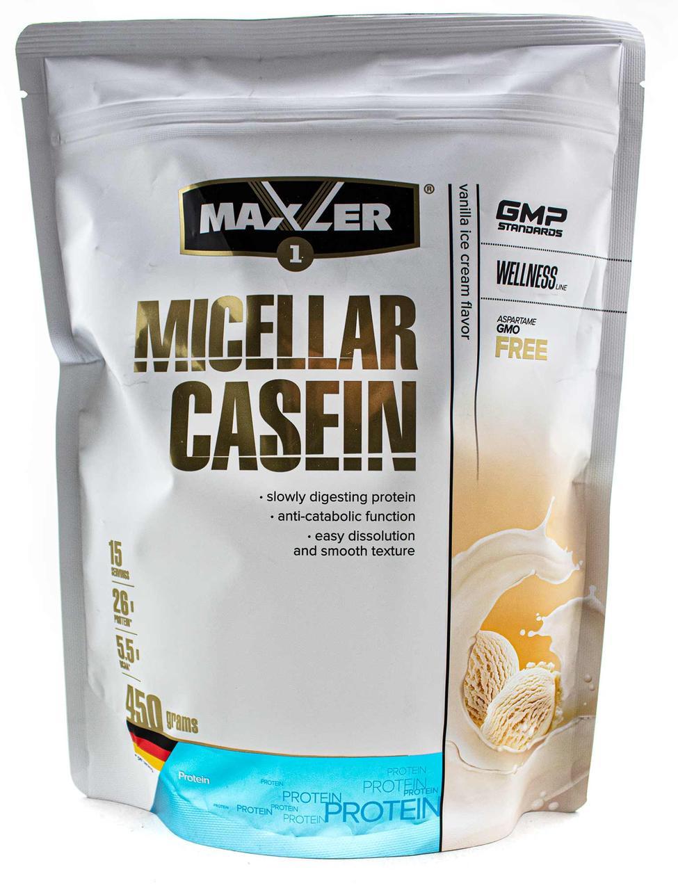 

Мицеллярный казеин Maxler "Micellar Casein" Ванильное мороженое (450г)