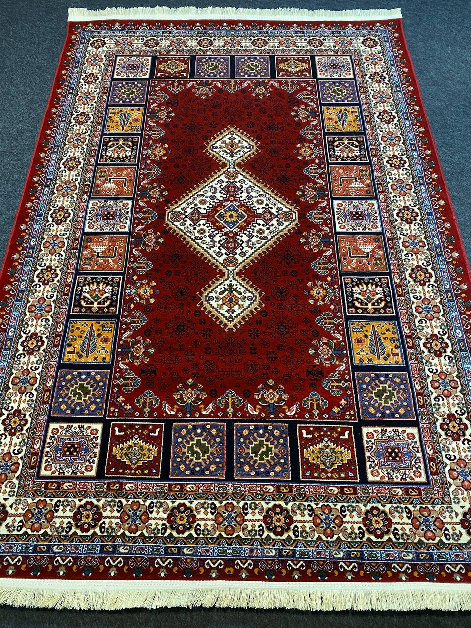 

Ковер Faravahar Ethnic 150х230 см Красный с желтым (0556)