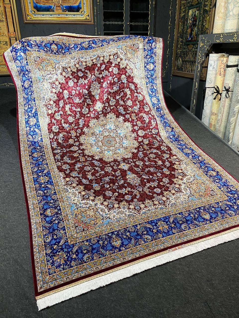 

Ковер Faravahar Silk 200х300 см Красный с синим (D-1082)