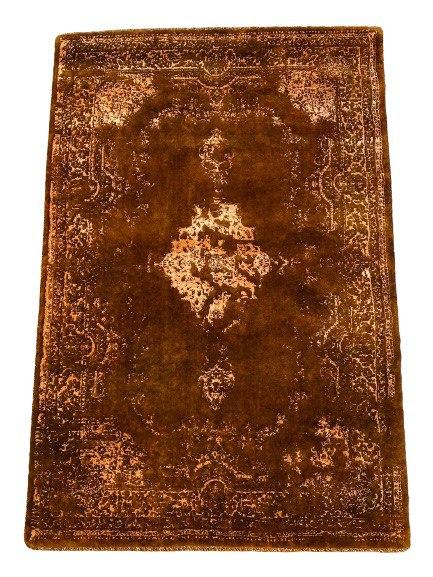 

Ковер Faravahar Wool Handmade 133х95 см Коричневый с персиковым (0919)