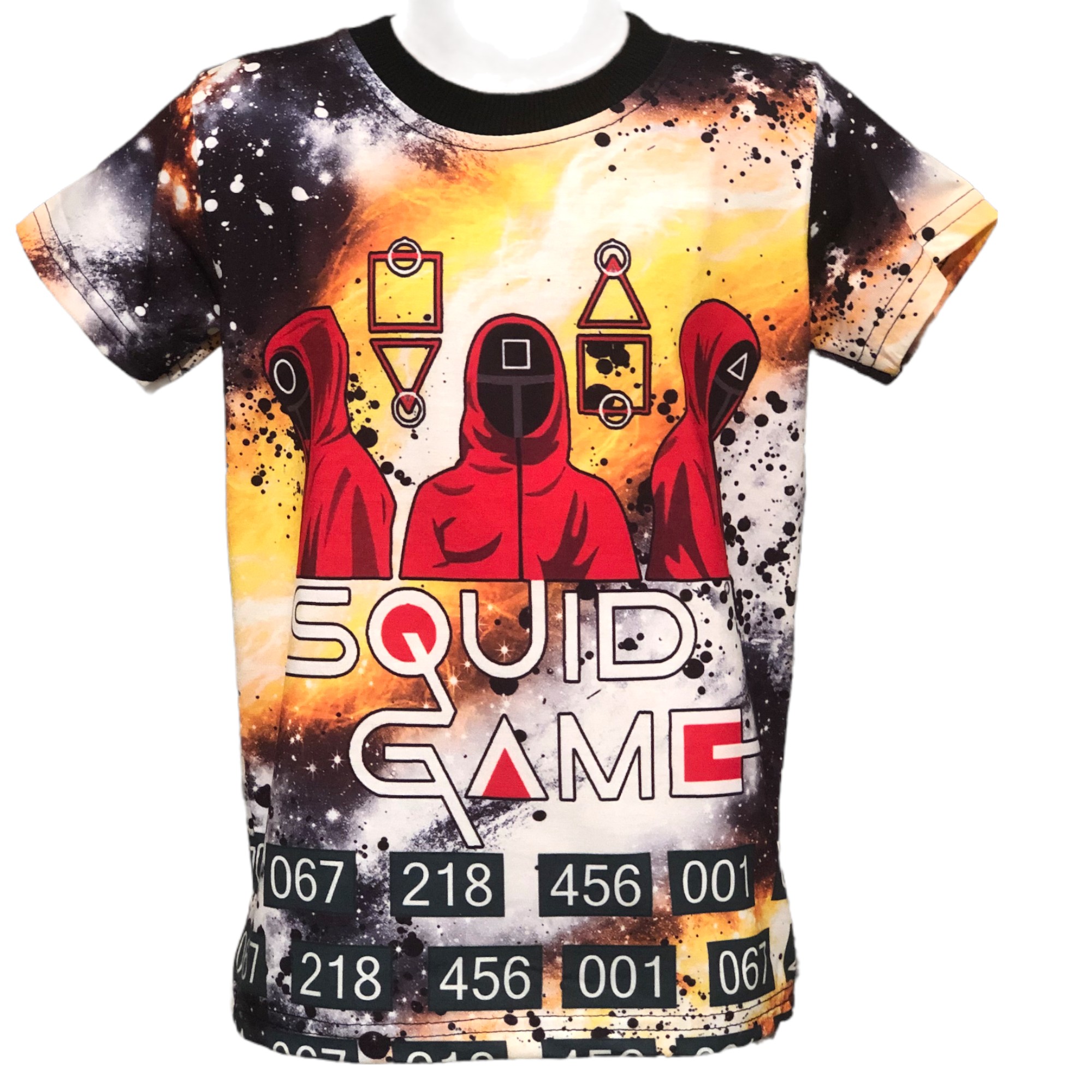 

Футболка Игра в кальмара Squid qame Желтая 134