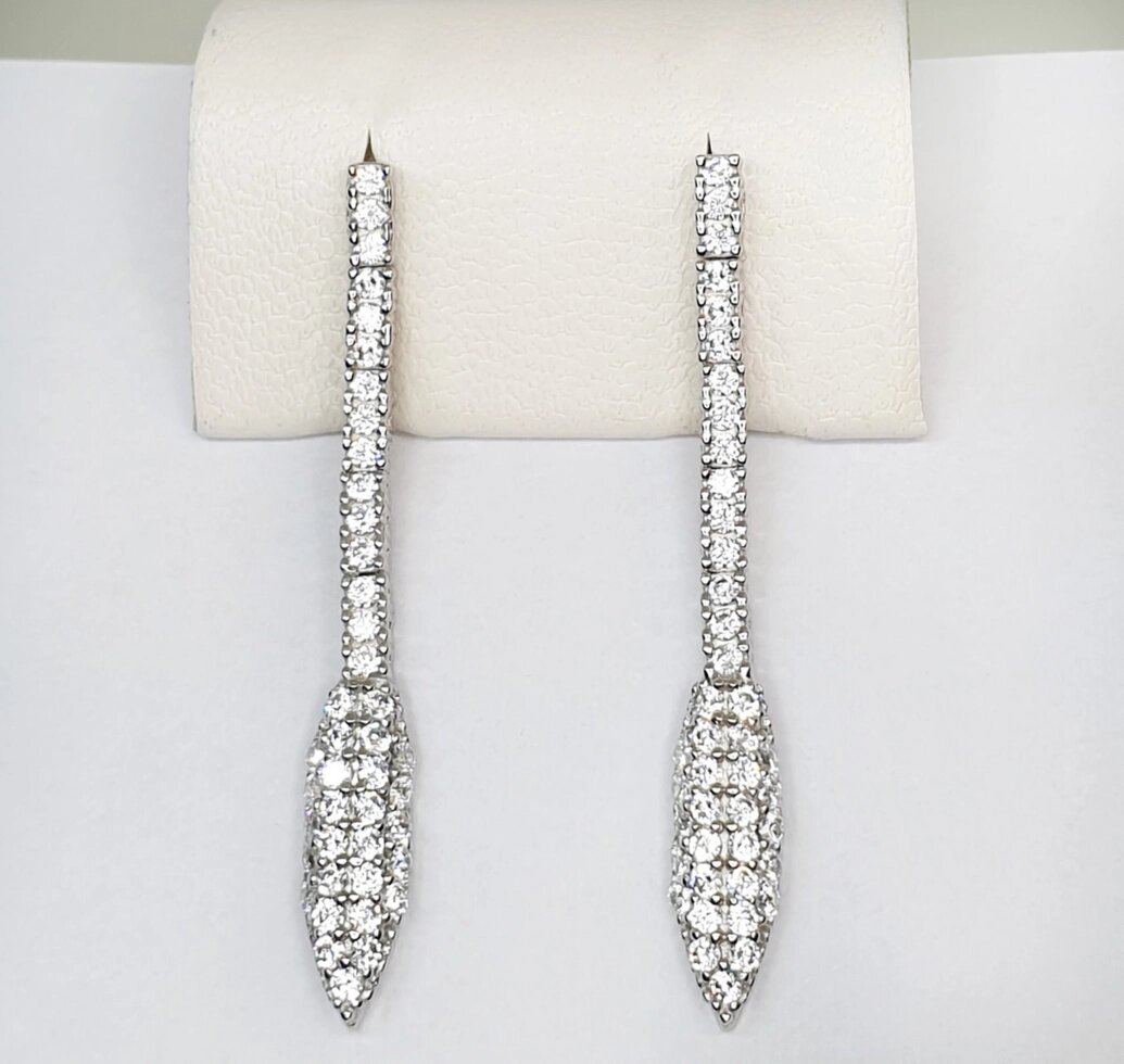 

Сережки серебряные с кубическим цирконием 2,52 г