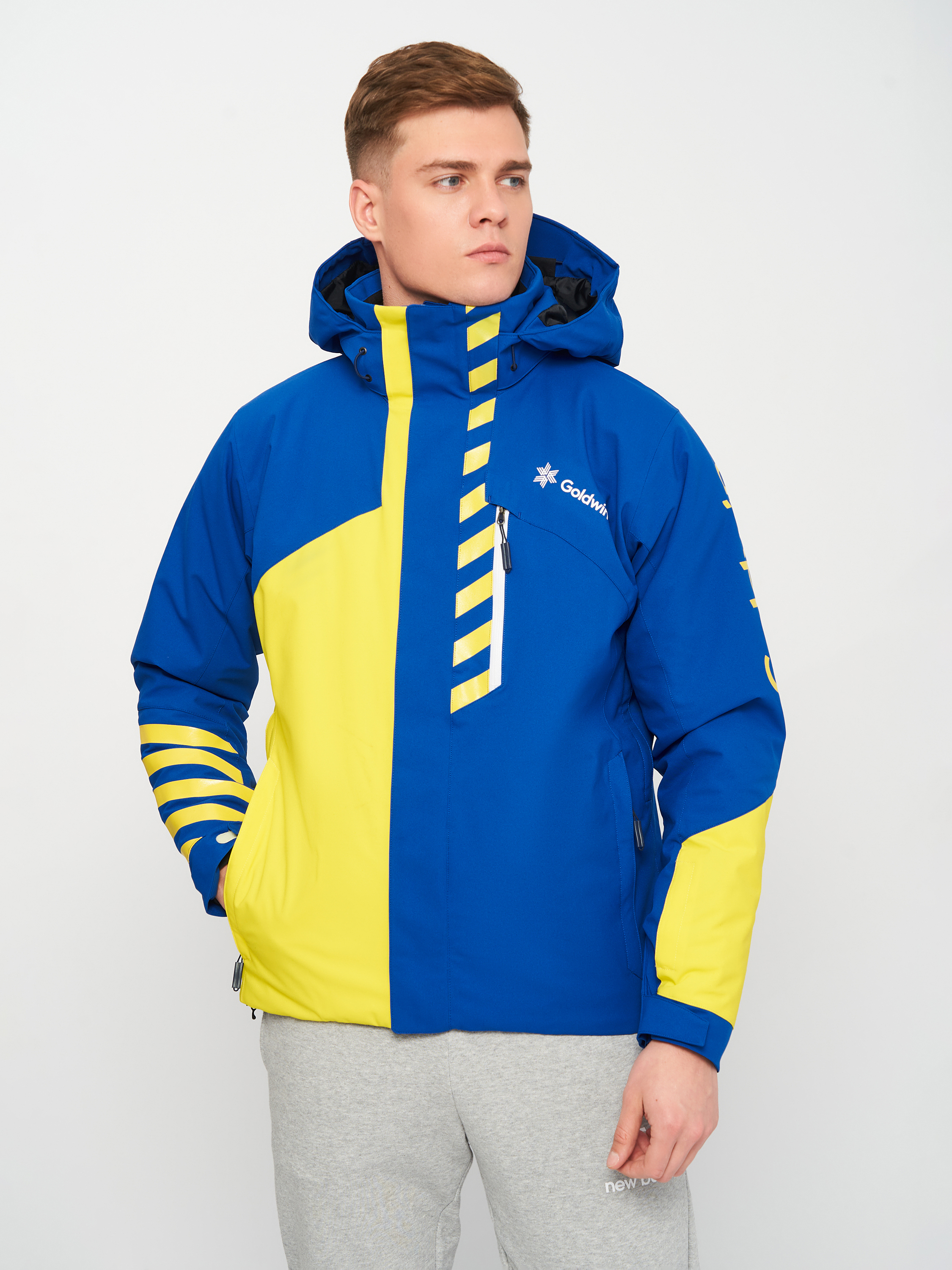 

Горнолыжная куртка Goldwin Kratos Jacket  Navy Lightning Yellow, Горнолыжная куртка Goldwin Kratos Jacket M Navy Lightning Yellow