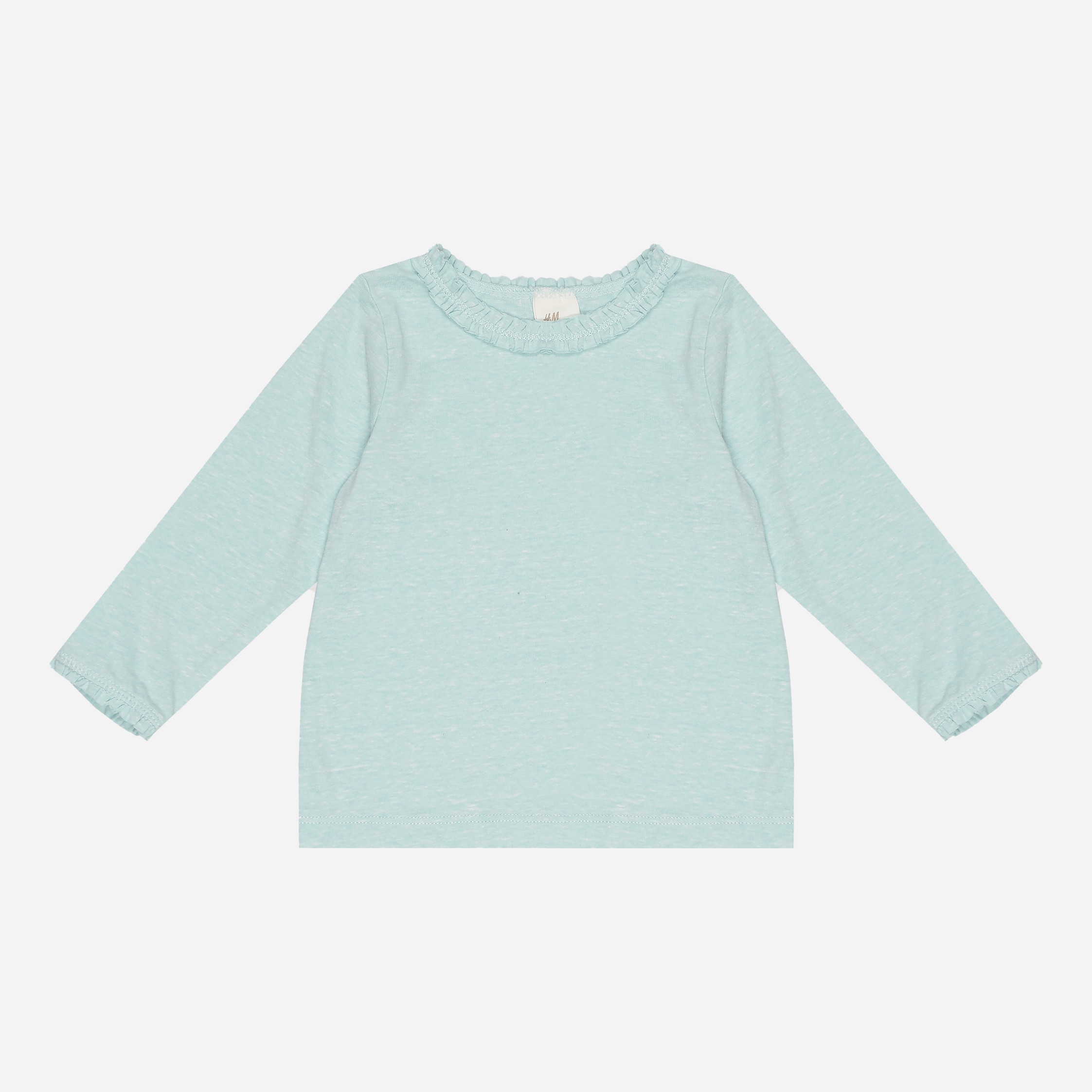 

Футболка с длинными рукавами H&M 6446788 80 см Мятная