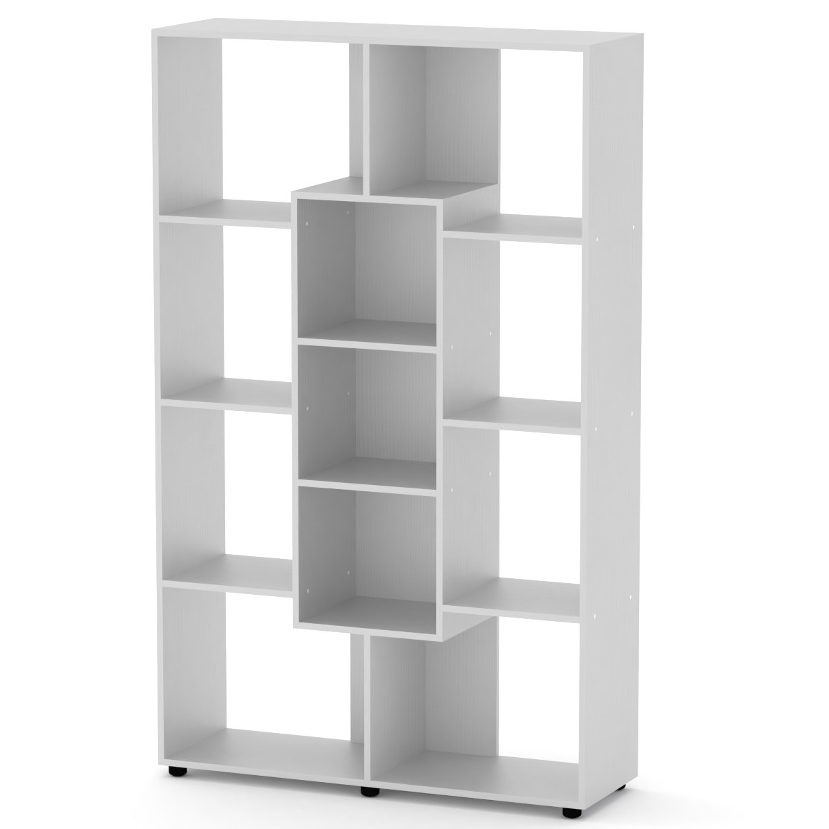 

Стеллаж книжный Компанит КШ-4 альба (110х35х179,6 см)