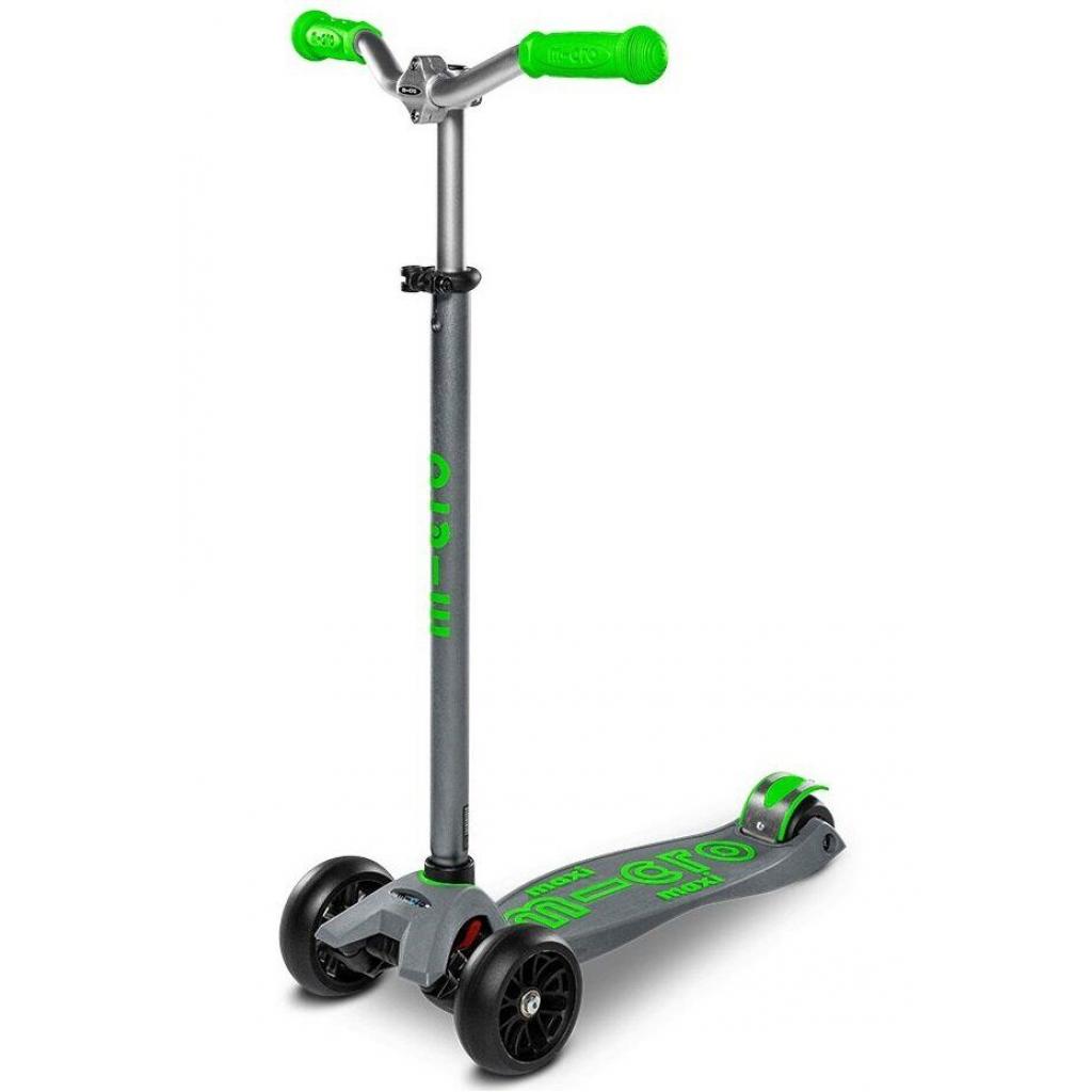 

Самокат Micro Maxi Deluxe PRO Grey/Green (MMD089)